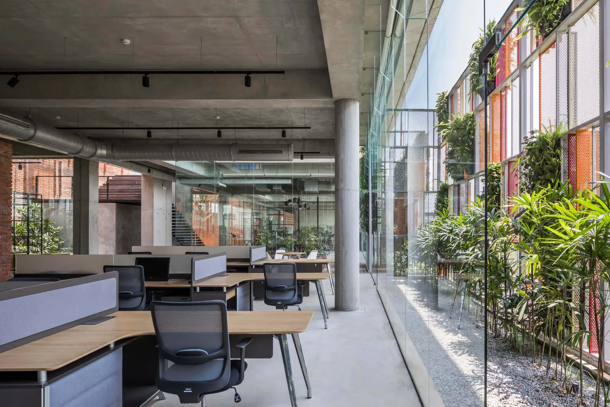 Office Building Courtyard